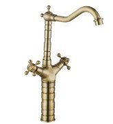 Смеситель для кухни Rea Rustico двухвентильный золотой матовый REA-B5521