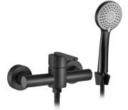Смеситель для душа Rea Ontario с душевым гарнитуром черный REA-B5500