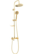 Душевая система Rea Luis со смесителем золото REA-P7006