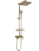 Душевая система Rea Jack со смесителем матовое золото REA-P7050