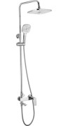 Душевая стойка для ванны Rea Storm со смесителем хром REA-P4882