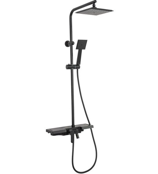 Душова система Rea Bravo із змішувачем чорний REA-P0636