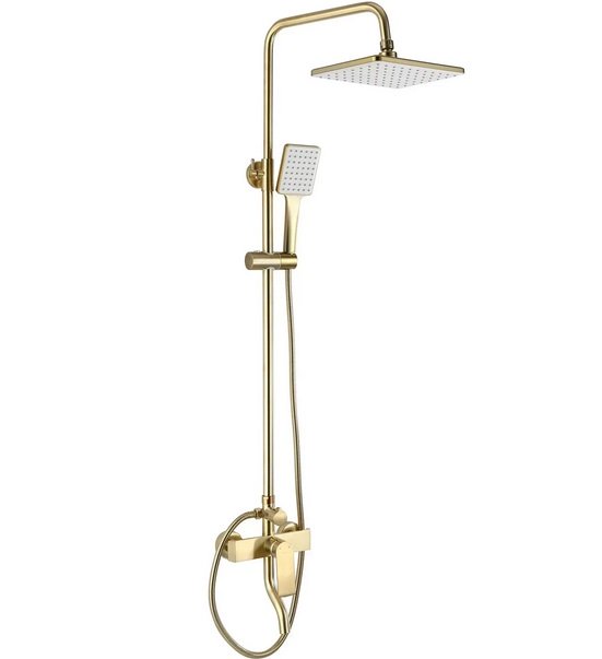 Душевая система Rea Hass со смесителем матовое золото REA-B9972