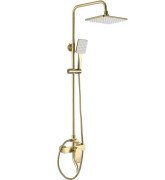 Душевая система Rea Hass со смесителем матовое золото REA-B9972
