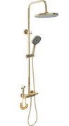 Душевая система Rea Max со смесителем золото REA-P6617