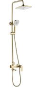 Душевая стойка для ванны Rea Storm со смесителем матовое золото REA-P9536
