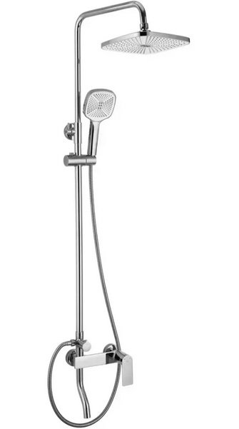 Душова стійка для ванни Rea Storm 2.0 із змішувачем хром REA-P4881