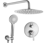 Душова система прихованого монтажу Rea Ontario із змішувачем нікель REA-P5503