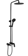 Душевая стойка для ванны Rea Avalon со смесителем черный REA-P8811