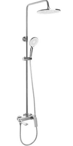 Душевая стойка для ванны Rea Avalon со смесителем хром REA-P8699