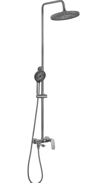 Душевая стойка для ванны Rea Marco со смесителем графит REA-P5600