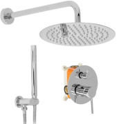 Душевая система скрытого монтажа Rea Lungo со смесителем хром REA-P8007