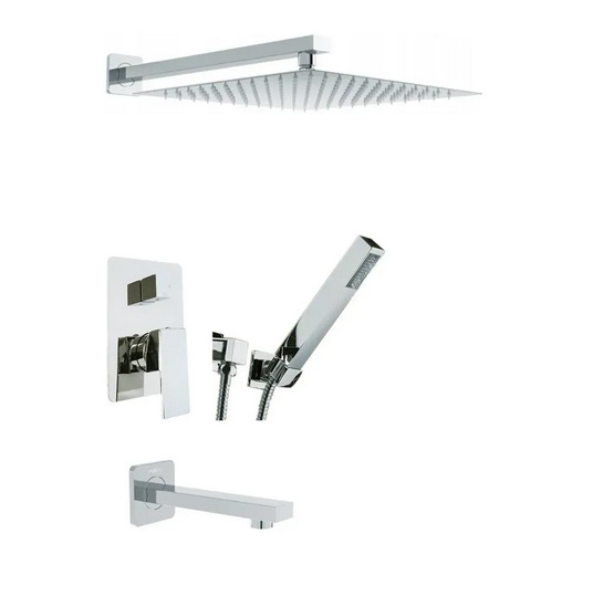 Душова система прихованого монтажу Rea Rainforce зі змішувачем хром REA-B0639KPL