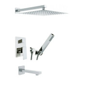 Душевая система скрытого монтажа Rea Rainforce со смесителем хром REA-B0639KPL