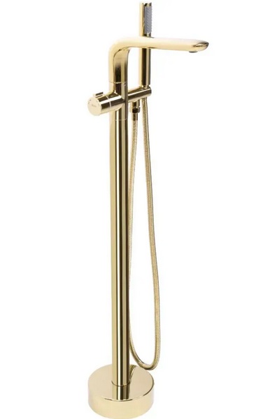 Змішувач для ванної Rea Clark з душовим гарнітуром золото REA-B5302