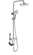 Душова стійка для ванни Rea Savio з термостатом хром REA-P8544