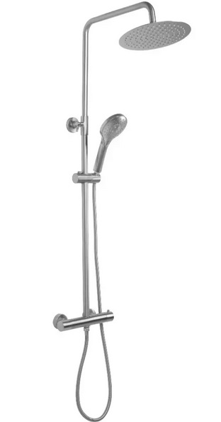 Душевая стойка Rea Vincent с термостатом никель REA-P6603
