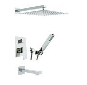 Душевая система скрытого монтажа Rea Rainforce со смесителем хром REA-B0639KPL