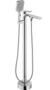 Смеситель для ванной Rea Hass напольный с душевым гарнитуром хром REA-B6400