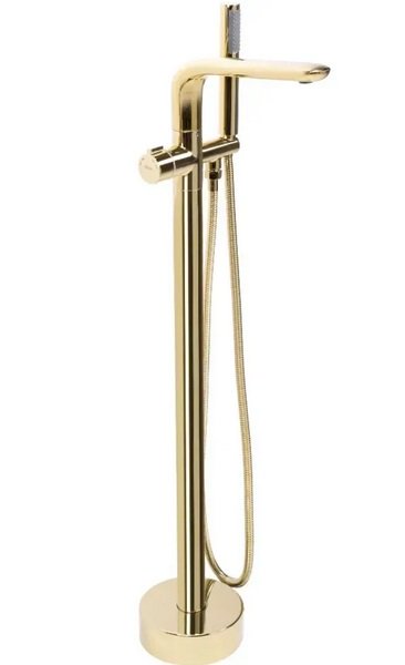 Змішувач для ванної Rea Clark з душовим гарнітуром золото REA-B5302