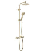 Душова стійка Rea Bliss із термостатом матове золото REA-P8413