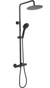 Душевая стойка Rea Vincent с термостатом черный REA-P6600