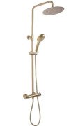 Душевая стойка Rea Vincent с термостатом матовое золото REA-P6602