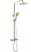 Душевая стойка Rea Vincent с термостатом золото REA-P8005
