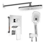 Душевая система скрытого монтажа Rea Moby со смесителем хром REA-P2404