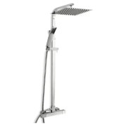 Душова стійка Rea Milan з термостатом хром REA-P0222