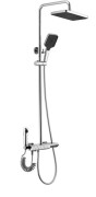 Душова стійка для ванни Rea Rob з термостатом хром REA-P6626