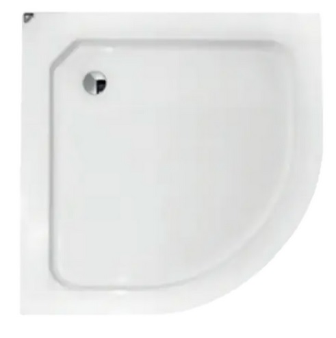 Душовий піддон Besco Alex 70х70 см акрил білий #BAA-70