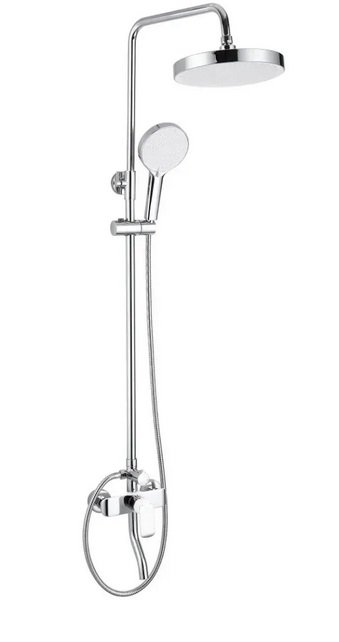 Душова стійка для ванни Rea Bloom зі змішувачем хром REA-P9527