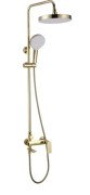 Душевая стойка для ванны Rea Veneta со смесителем золото REA-P7842