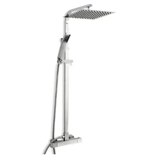 Душова стійка Rea Milan з термостатом хром REA-P0222