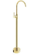 Смеситель для раковины Rea Ortis напольный однорычажный золото REA-B4890