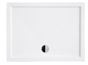 Душевой поддон Besco Alpina Slimline 100х80 см акрил белый #BAA-10814-P