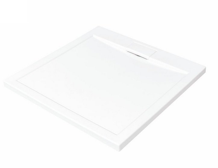 Душевой поддон Besco Axim Ultraslim 90х90 см акрил белый #BAX-90-KW