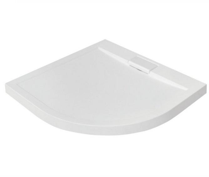 Душовий піддон Besco Axim Ultraslim 90х90 см акрил білий #BAX-90-NR