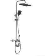 Душевая стойка для ванны Rea Helix со смесителем хром REA-P6620