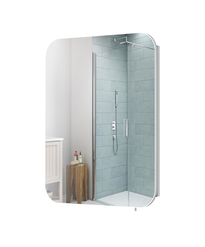 Зеркальный шкафчик Мойдодыр Сорренто 49,2х70,5 см ДСП белый мат 00-0008767