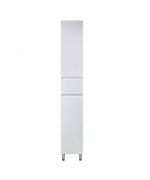 Пенал для ванної Мийдодір Фокус 28х30х185 см ДСП/МДФ білий глянець 00-00000380