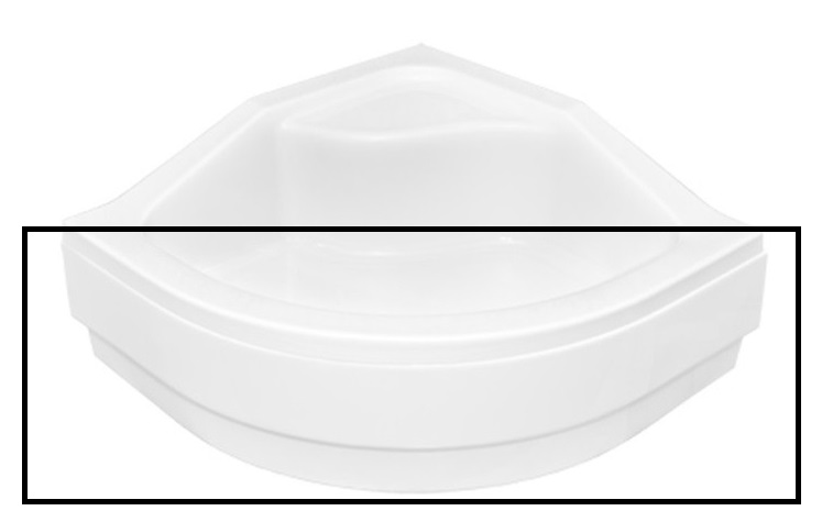 Панель для душевого поддона Besco Oliver I 80х80 см белый OAO-80