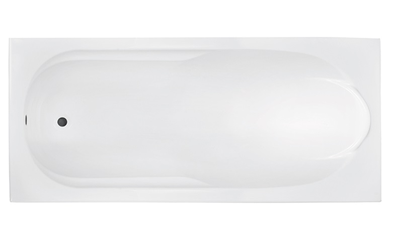Ванна акрилова Besco Bona 140х70 см глянсовий білий #WAB-140-PK