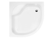 Душовий піддон Besco Diper I 90х90 см із сидінням акрил білий #BAD-90-NK