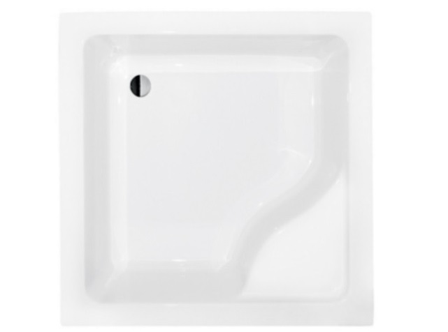 Душевой поддон Besco Igor 90х90 см с сиденьем акрил белый #BAI-90