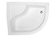 Душевой поддон Besco Maxi 100x80 см L левый акрил белый BAM-100-NL