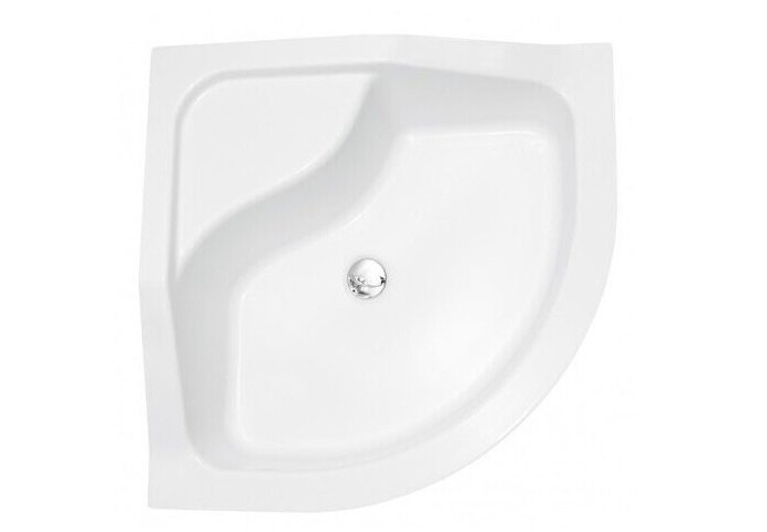 Душевой поддон Besco Oliver II 80х80 см с сиденьем акрил белый BAO-80-II