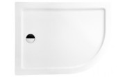 Душовий піддон Besco Saturn 120x90 см L лівий акрил білий #BAS-120-NL