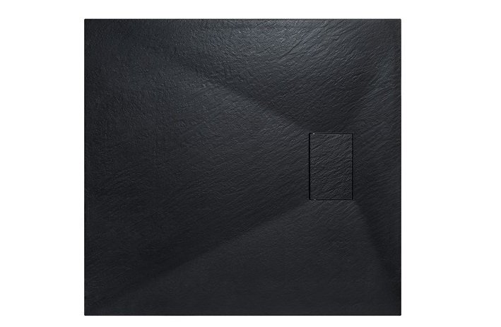 Душовий піддон Besco Vexo 90х90 см SMC чорний BVB-90-90-K